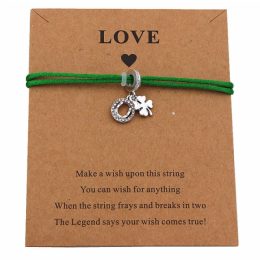 Four-leaf Clover & Horse Shoe Bracelet