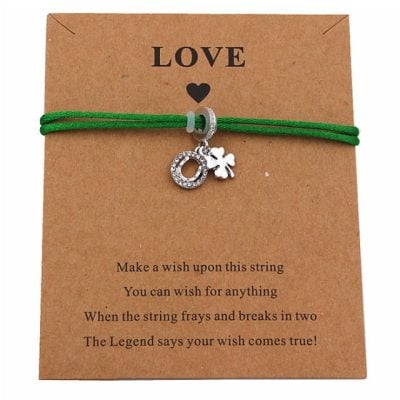 Four-leaf Clover & Horse Shoe Bracelet Four-leaf Clover & Horse Shoe Bracelet