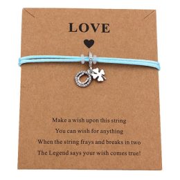 Four-leaf Clover & Horse Shoe Bracelet