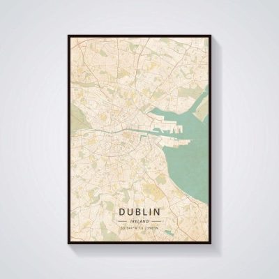 Dublin Belfast Galway Kilkenny Map Poster Dublin Belfast Galway Kilkenny Map Poster