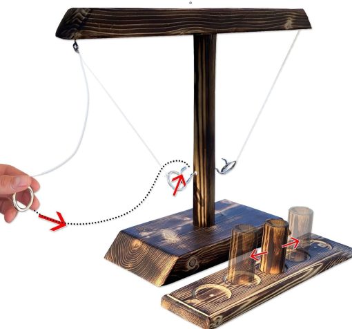 Hook and Ring Toss Game