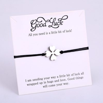 Lucky Four-Leaf Clover Bracelets