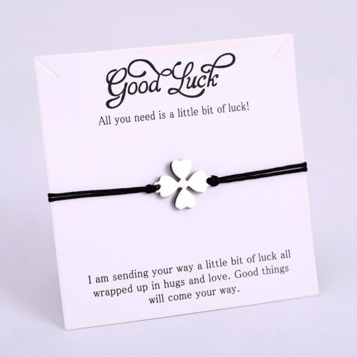 Lucky Four-Leaf Clover Bracelets