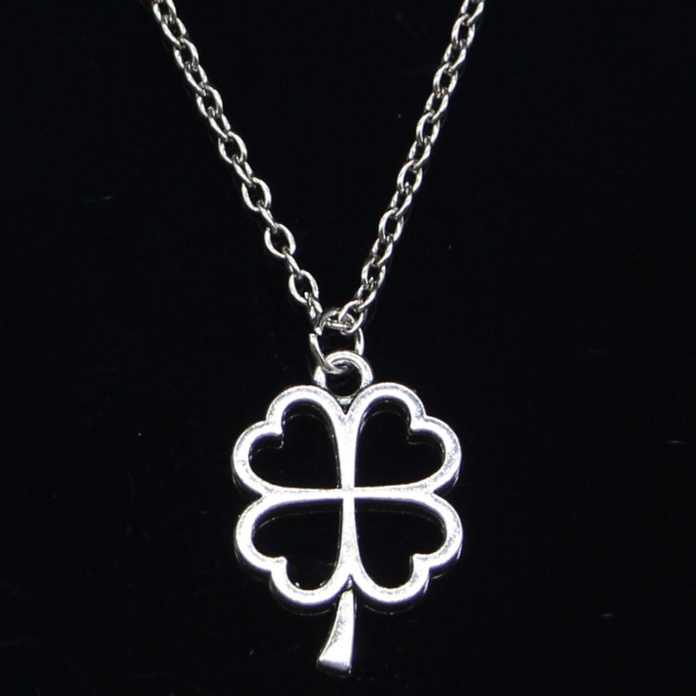 Four Leaf Clover Sterling Silver Necklace