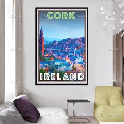 Alternative view of Cork Ireland Print