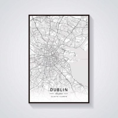 Dublin Map Print