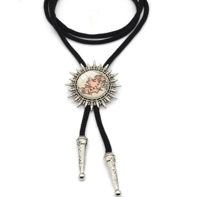 Alternative view of Ireland Map Neck Chain