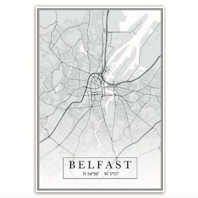 Alternative view of Antrim Wall Art 2012 Pieces Northern Ireland Retro City