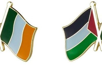 Palestine & Ireland Lapel Flag Pin - 10pcs