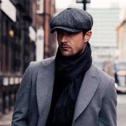 Retro Casual Newsboy Hat Spring and Autumn Cap