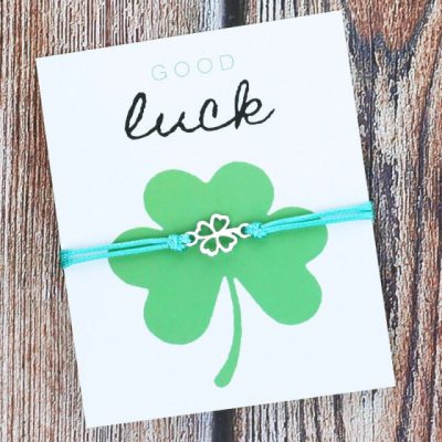 Good Luck Shamrock Bracelet Good Luck Shamrock Bracelet