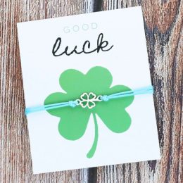 Good Luck Shamrock Bracelet