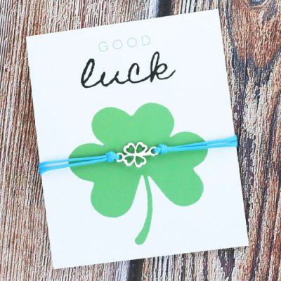 Good Luck Shamrock Bracelet Good Luck Shamrock Bracelet