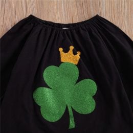 Girls Shamrocks Pants Set
