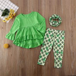 Girls Shamrocks Pants Set