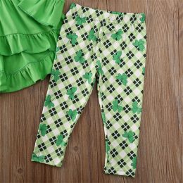 Girls Shamrocks Pants Set