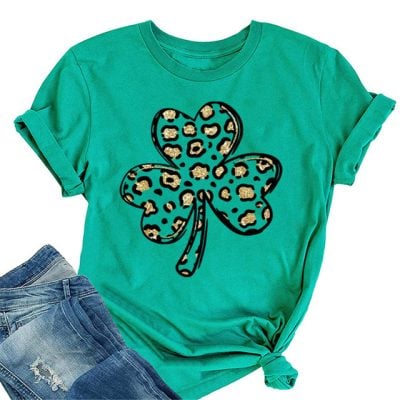 Trendy Irish Tee Shamrock Graphic T-shirt Trendy Irish Tee Shamrock Graphic T-shirt