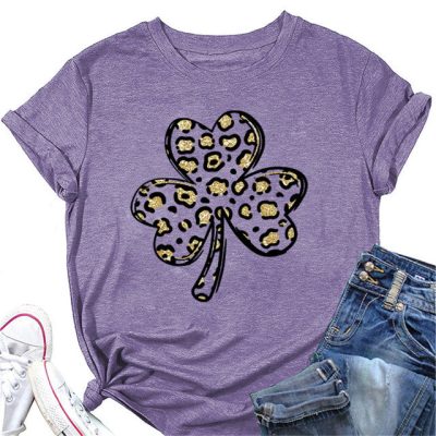 Trendy Irish Tee Shamrock Graphic T-shirt Trendy Irish Tee Shamrock Graphic T-shirt