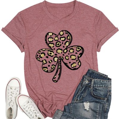 Trendy Irish Tee Shamrock Graphic T-shirt Trendy Irish Tee Shamrock Graphic T-shirt