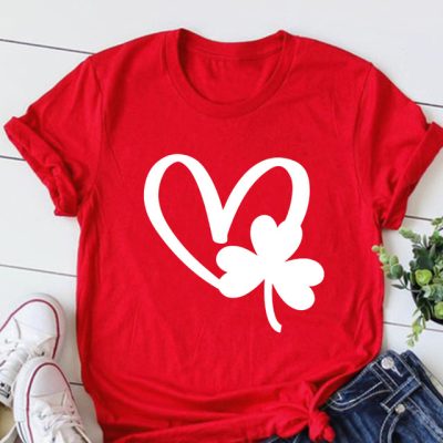 Heart Shamrock Shirt Lucky Shirt Heart Shamrock Shirt Lucky Shirt