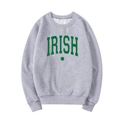 Alternative view of Irish Four Leaf Clover Sweatshirt