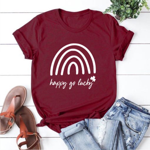 Happy Go Lucky Irish T-Shirt - Image 11