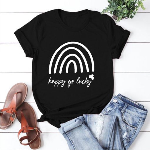 Happy Go Lucky Irish T-Shirt - Image 2