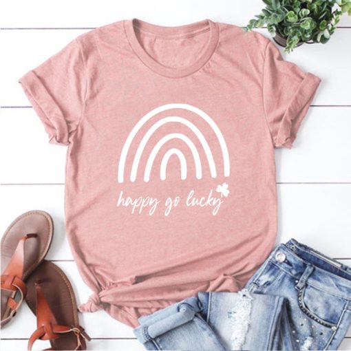 Happy Go Lucky Irish T-Shirt - Image 8