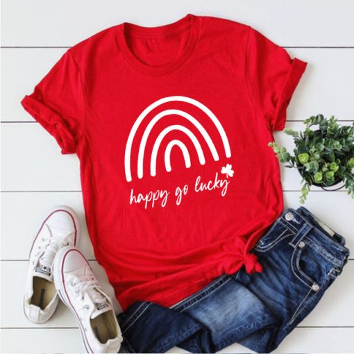 Happy Go Lucky Irish T-Shirt - Image 9