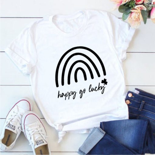 Happy Go Lucky Irish T-Shirt - Image 5