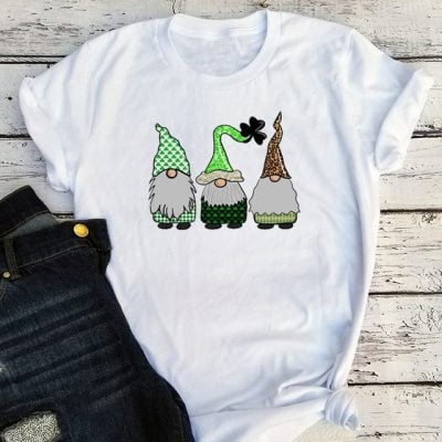Lucky Three Gnome Design Gnomes Shirt Lucky Three Gnome Design Gnomes Shirt