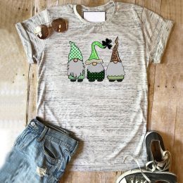 Lucky Three Gnome Design Gnomes Shirt