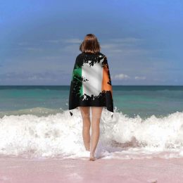 Tri-colour Beach Towel