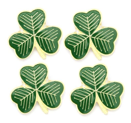 Shamrock Lapel Pin Badge - Image 2