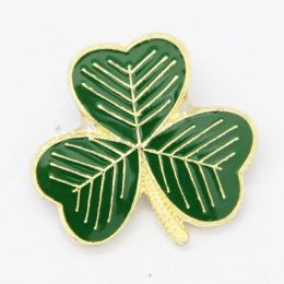 Shamrock Lapel Pin Badge