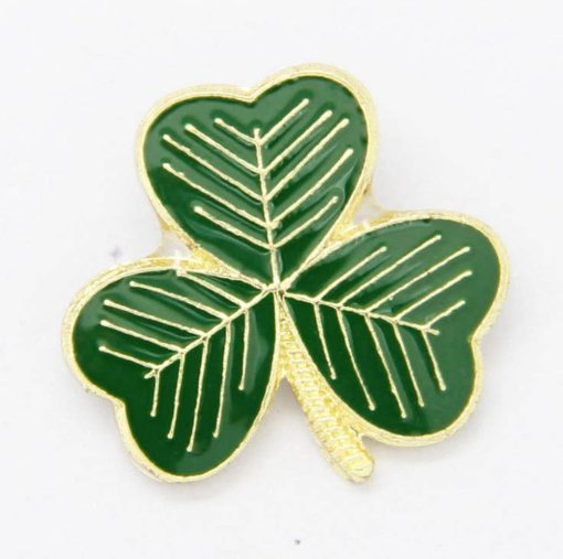 Shamrock Lapel Pin Badge