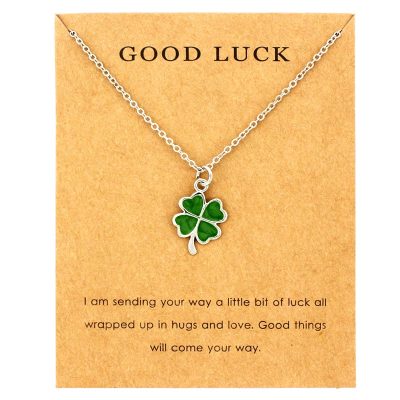 Lucky Four-leaf Clover Necklaces