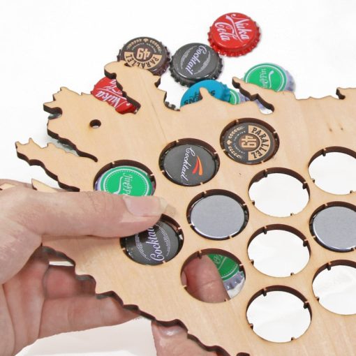Ireland Beer Cap Map Wall Art - Image 3