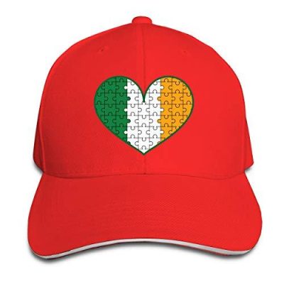 Alternative view of Irish Flag Heart Cap