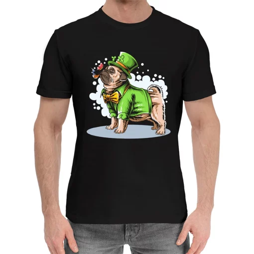 Pug Dog Ireland St. Patrick's Day T-shirt