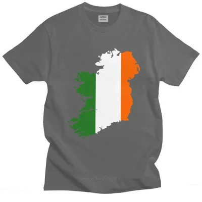 Ireland Flag Map T-shirt