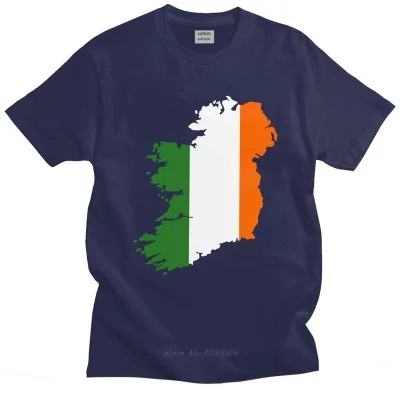 Ireland Flag Map T-shirt