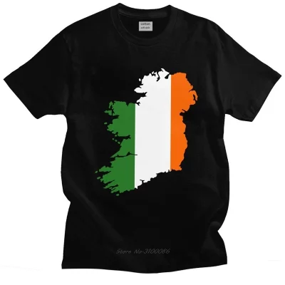 Ireland Flag Map T-shirt