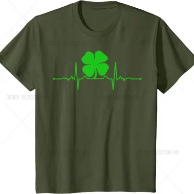 Heartbeat Irish Clover T-shirt