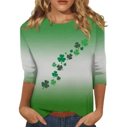 Clover Print St. Patrick's T-shirt
