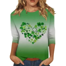 Clover Print St. Patrick's T-shirt