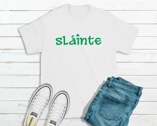 Sláinte Shamrock T-shirt - Image 3