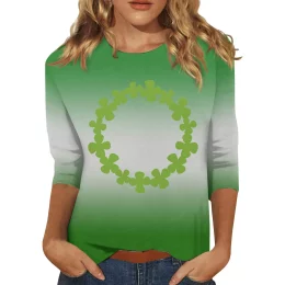 Clover Print St. Patrick's T-shirt