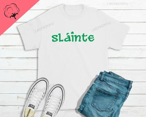 Sláinte Shamrock T-shirt - Image 6