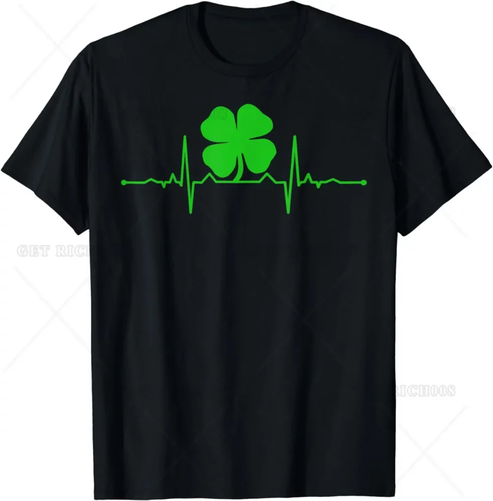 Heartbeat Irish Clover T-shirt